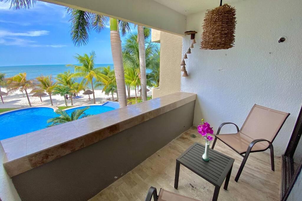 Oceanfront Condo Bm By Andiani Cancún Exterior foto